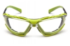 Очки защитные с уплотнителем Pyramex Proximity Black-lime Anti-Fog Прозрачные - изображение 3