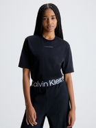 Koszulka damska bawełniana Calvin Klein 00GWS3K104-BAE XS Czarna (8720107267060)