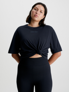 Koszulka damska bawełniana Calvin Klein 00GWS3K104-BAE S Czarna (8720107267077) - obraz 3