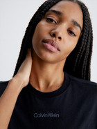 Koszulka damska bawełniana Calvin Klein 00GWS3K104-BAE XL Czarna (8720107267602) - obraz 4