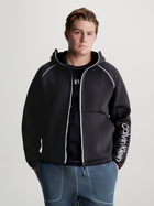 Толстовка на блискавці чоловіча Calvin Klein 00GMF3J408 XL Чорна (8720108331272) - зображення 3