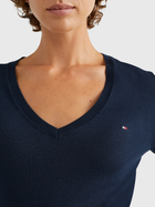Пуловер жіночий Tommy Hilfiger WW0WW25294-403 M Чорний (8719858028464) - зображення 4
