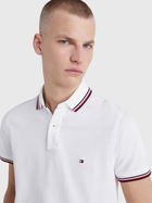 Koszulka polo męska Tommy Hilfiger MW0MW13080-YBR-YBR S Biała (8719861571780) - obraz 3