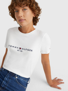 Koszulka damska bawełniana Tommy Hilfiger WW0WW31999-YBR S Biała (8720114744387) - obraz 4