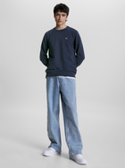 Sweter męski luźny Tommy Jeans DM0DM13273 L Granatowy (8720116626407) - obraz 3