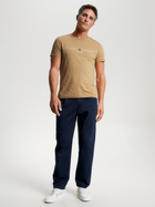 Koszulka męska basic Tommy Hilfiger MW0MW11797-RBL L Khaki (8720644154588) - obraz 3