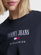 Koszulka damska bawełniana Tommy Jeans DW0DW16154-DW5 M Niebieska (8720644428269) - obraz 4