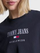 Koszulka damska bawełniana Tommy Jeans DW0DW16154-DW5 XS Niebieska (8720644427484) - obraz 4