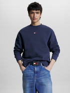 Bluza bez kaptura męska Tommy Jeans DM0DM16370 2XL Granatowa (8720644517338) - obraz 1