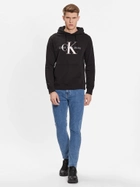 Bluza męska z kapturem Calvin Klein Jeans J320805 XL Czarna (8720108093385) - obraz 3
