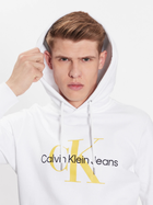 Bluza męska z kapturem Calvin Klein Jeans J320805 XL Biała (8720108065979) - obraz 4