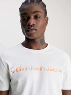 Футболка чоловіча Calvin Klein Jeans J322511 XL Біла (8720108055215) - зображення 4
