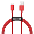 Зарядний кабель Baseus Superior Series Lightning 2.4A 1m Red (CALYS-A09)