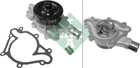 Водяной насос INA 538068110 Dodge RAM 2500, RAM 1500, RAM 3500, Durango, DAKOTA; Jeep Grand Cherokee I (ZJ) 53020280, 53021018, 53021018AB