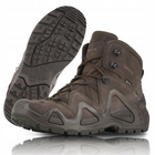 Ботинки тактические Lowa Zephyr GTX mid TF Dark Brown (коричневый) UK 11.5/EU 46.5