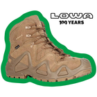 Черевики тактичні Lowa Zephyr GTX mid TF Coyote OP (койот) UK 4/EU 37 - зображення 2