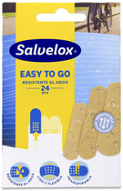 Пластирі від мозолів Salvelox Easy to Go Water Resistant 7 x 2 см 24 шт (7310610014711) - зображення 1
