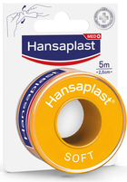 Plaster Hansaplast Soft Tape 5 m x 2.5 cm (4005801476081) - obraz 1