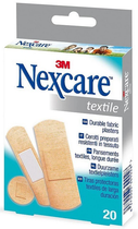 Plastry na modzele 3M Nexcare Textile Strips Adhesive Strips Assortment 7.6 x 10.1 cm 20 szt (8470003309028)