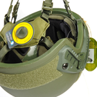 Комплект: тактичный шлем - каска Fast системой Wendy пуленепробиваемый, кевларовый, защита по NATO - NIJ IIIa (ДСТУ кл.1), размер M-L и оригинальные наушники Earmor M32Н с креплением "чебурашка" (FWOKMulEm32hCh1) - изображение 13