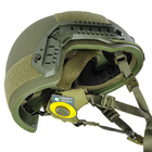 Комплект: тактичный шлем - каска Fast системой Wendy пуленепробиваемый, кевларовый, защита по NATO - NIJ IIIa (ДСТУ кл.1), размер M-L и оригинальные наушники Earmor M32Н с креплением "чебурашка" (FWOKMulEm32hCh1) - изображение 14