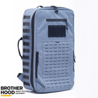 Рюкзак для дронов защитный тактический универсальный для силовых структур Brotherhood Серый L 30л (OPT-49001) - изображение 1