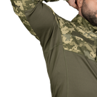 Рубашка тактическая боевая универсальная для силовых структур CM Blitz Камуфляж/Олива (7020), S (OPT-24931) - изображение 11