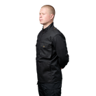 Куртка тактична зносостійка полегшена для силових структур М65 R2D2 чорна 56-58/182-188 (OPT-15001) - зображення 2