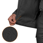 Куртка тактична демісезонна чоловіча для силових структур Stalker SoftShell Чорна (7226), XXL (OPT-34521) - зображення 7