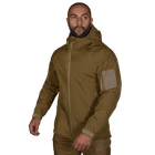 Куртка тактическая демисезонная мужская для силовых структур Stalker SoftShell Койот (7346), S (OPT-34521) - изображение 2