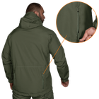 Куртка тактическая демисезонная мужская для силовых структур Stalker SoftShell Олива (7225), L (OPT-34521) - изображение 3