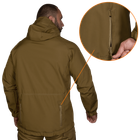 Куртка тактична демісезонна чоловіча для силових структур Stalker SoftShell Койот (7346), M (OPT-34521) - зображення 3