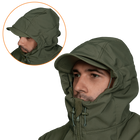 Куртка тактична демісезонна чоловіча для силових структур Stalker SoftShell Олива (7225), XXXL (OPT-34521) - зображення 5