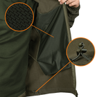 Куртка-ветровка тактическая демисезонная для силовых структур Falcon 2.0 DWB Олива (7190), XXXL (OPT-34471) - изображение 8