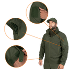 Куртка тактическая демисезонная мужская для силовых структур Phantom System Олива (7294), L (OPT-35991) - изображение 5