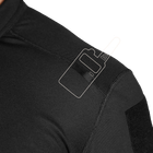Поло футболка тактична чоловіча тактична з довгим рукавом для силових структур Paladin Чорна (7367), M (OPT-10501) - зображення 6