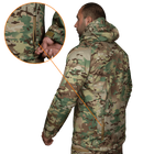 Куртка тактическая демисезонная мужская для силовых структур CM Stalker SoftShell Мультикам (7089), XXL (OPT-36451) - изображение 3