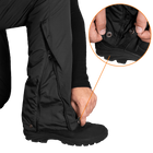 Штаны тактические зимние утепленные мужские брюки для силовых структур Patrol Taslan Черные (7357), XXXL (OPT-36701) - изображение 8