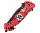 Спасательный Складной Нож Mil-Tec Rescue Red 15323010 - изображение 5
