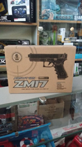 Страйкбольный игрушечный детский пистолет Cyma ZM 17 полимер на пульках 6мм - изображение 6