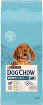 Sucha karma dla szczeniąt Dog Chow Puppy z jagnięciną 14 kg (8445290813466) - obraz 1