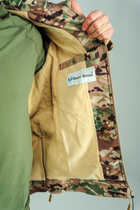 Куртка тактична тепла Soft Shell Single Sword подвійний фліс мультікам L - зображення 8