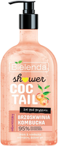 Żel pod prysznic Bielenda Shower Cocktail odświeżający Brzoskwinia + Kombucha 400 ml (5902169048402) - obraz 1