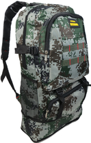 Рюкзак туристичний з можливістю збільшення 50(64)x35x15 см Battlegrounds Хакі 000221678 - зображення 3