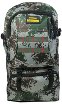 Рюкзак туристичний з можливістю збільшення 50(64)x35x15 см Battlegrounds Хакі 000221678 - зображення 4