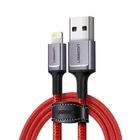 Кабель зарядный UGREEN USB for Lightning Alu Case Braided Lightning Cable Red 1м (YM0331)