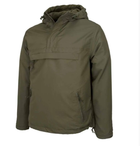 Куртка-Анорак чоловіча демісезонна Brandit Оливковий 4XL водонепроникний і непродувний захист від негоди з великою нагрудною кишенею на блискавці - зображення 1