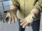 Тактичні повнопалі рукавички Tactic армійські рукавички із захистом кістячок розмір L колір Койот (pp-coyote-mex-L) - зображення 5