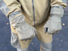 Зимові рукавички теплі Tactic тактичні рукавички софт шел утеплені, рукавички soft shell олива (L) - зображення 3