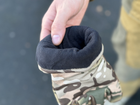 Зимові рукавички теплі Tactic тактичні рукавички софт шел утеплені, рукавички soft shell Multicam (M) - зображення 8